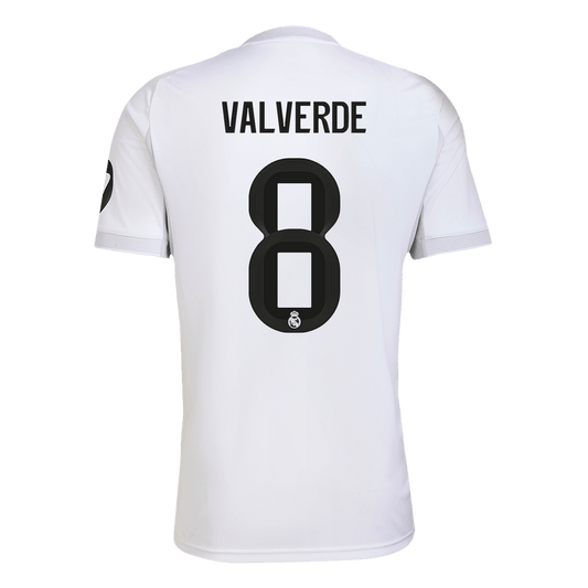 VALVERDE #8 Mens Real Madrid Home Jersey 2025/26