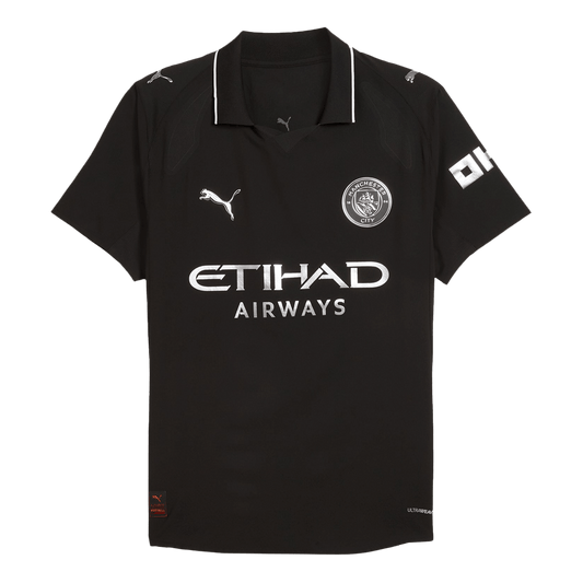 REIJNDERS #4 Mens Manchester City Away Jersey 2025/26 - Player Version (Slim Fit)