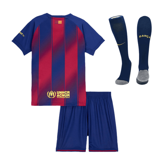 Kids Barcelona Home Full Kit 2025/26