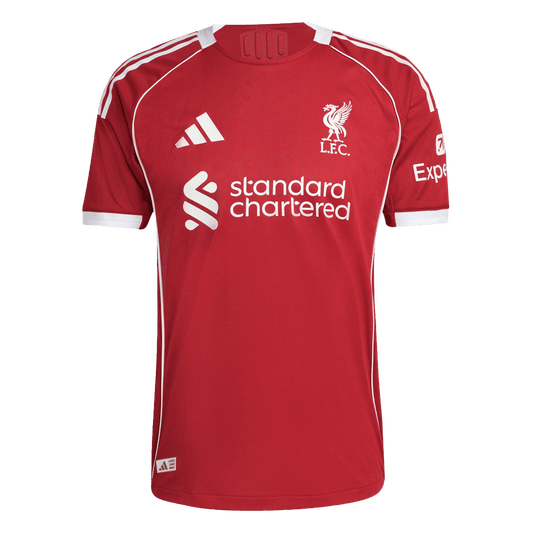 SZOBOSZLAI #8 Mens Liverpool Home Jersey 2025/26 - Player Version (Slim Fit)
