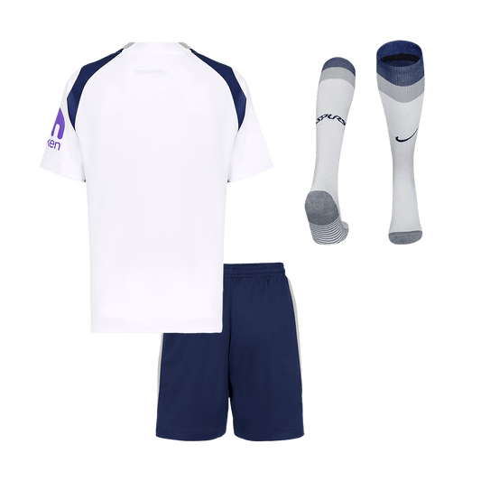 Kids Tottenham Hotspur Home Full Kit 2025/26