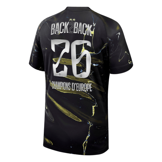 Champions of Europe #26 Mens PSG Jersey 2025/26