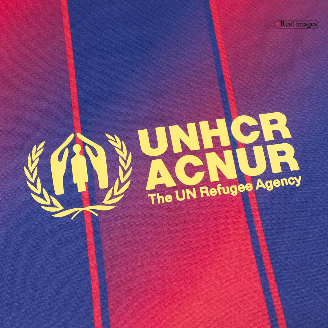 Mens Barcelona Home Long Sleeve Jersey 2025/26