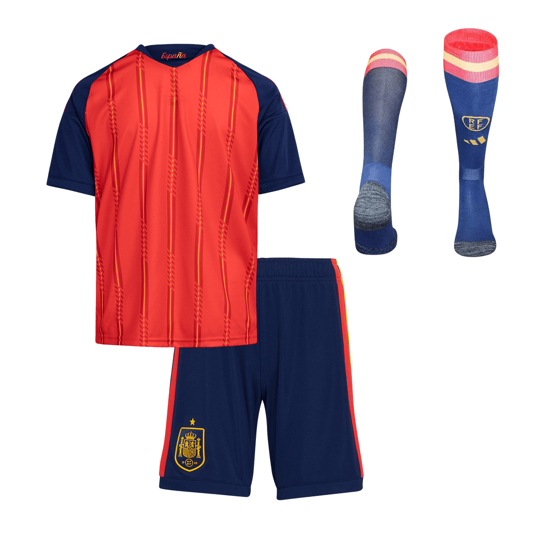Kids Spain World Cup Home Full Kit 2026