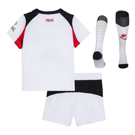 Kids AC Milan Away Full Kit 2025/26