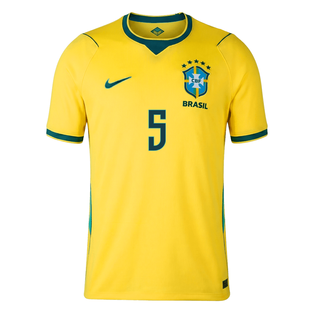 CASEMIRO #5 Mens Brazil World Cup Home Jersey 2026