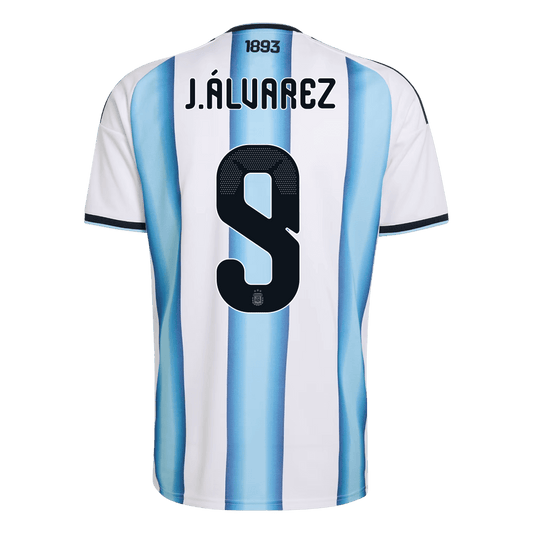 J.ÁLVAREZ #9 Mens Argentina World Cup Home Jersey 2026