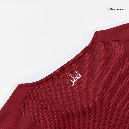 Mens Qatar World Cup Home Jersey 2026 - Player Version (Slim Fit)