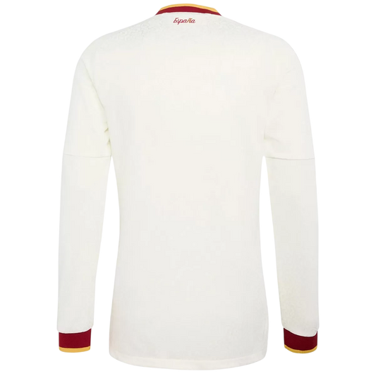 Mens Spain World Cup Away Long Sleeve Jersey 2026