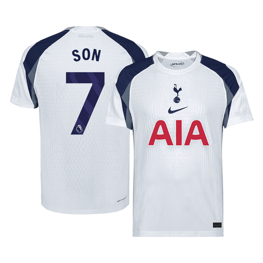 SON #7 Mens Tottenham Hotspur Home Jersey 2025/26 - Player Version (Slim Fit)