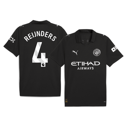 REIJNDERS #4 Mens Manchester City Away Jersey 2025/26