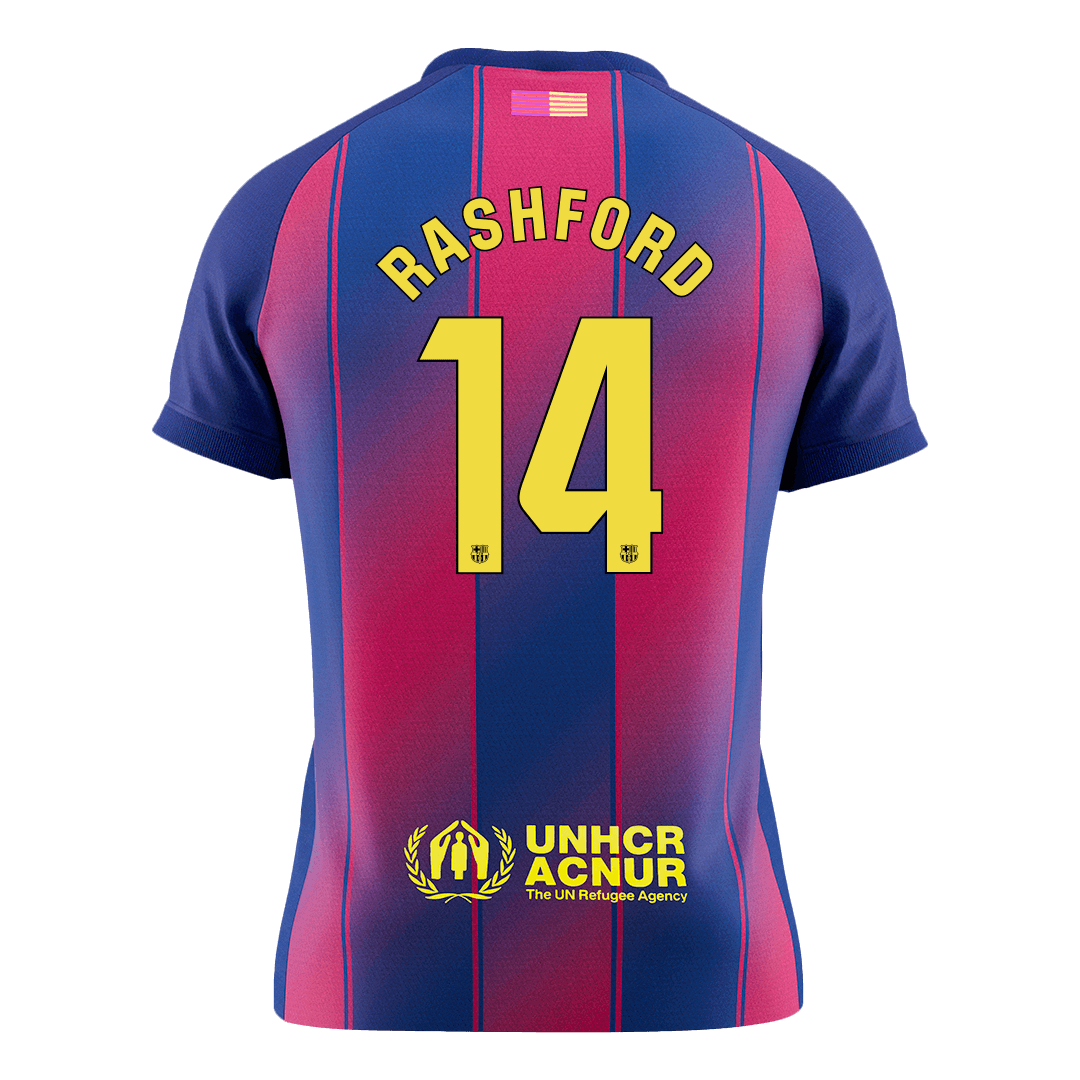 RASHFORD #14 Mens Barcelona Home Jersey 2025/26