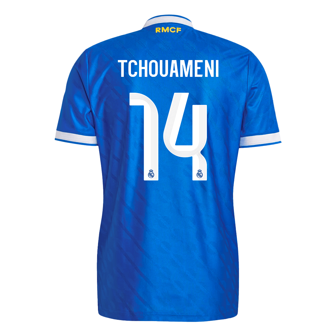 TCHOUAMENI #14 Mens Real Madrid Third Jersey 2025/26 - Player Version (Slim Fit)