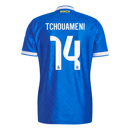 TCHOUAMENI #14 Mens Real Madrid Third Jersey 2025/26 - Player Version (Slim Fit)