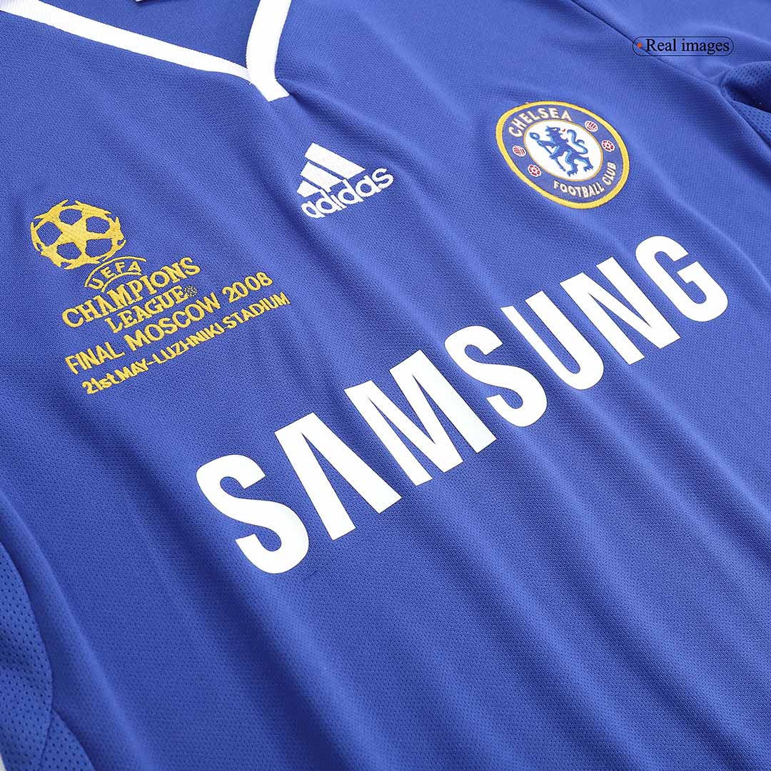 Retro 2008 Mens Chelsea Home Jersey - UCL - UCL Final
