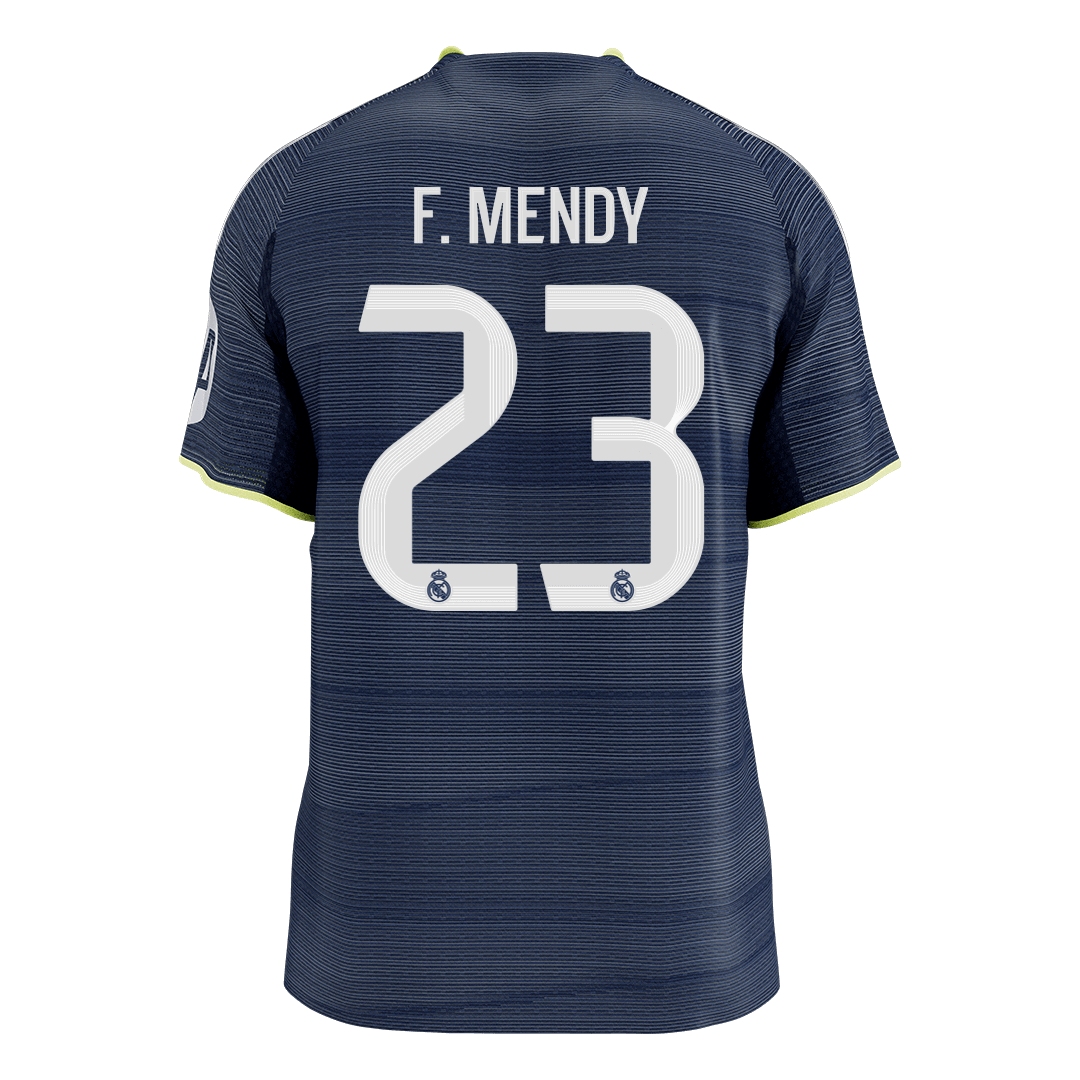 F.MENDY #23 Mens Real Madrid Away Jersey 2025/26 - Player Version (Slim Fit) [PREMIUM]
