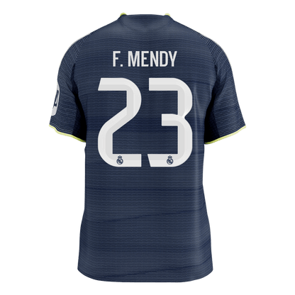 F.MENDY #23 Mens Real Madrid Away Jersey 2025/26 - Player Version (Slim Fit) [PREMIUM]