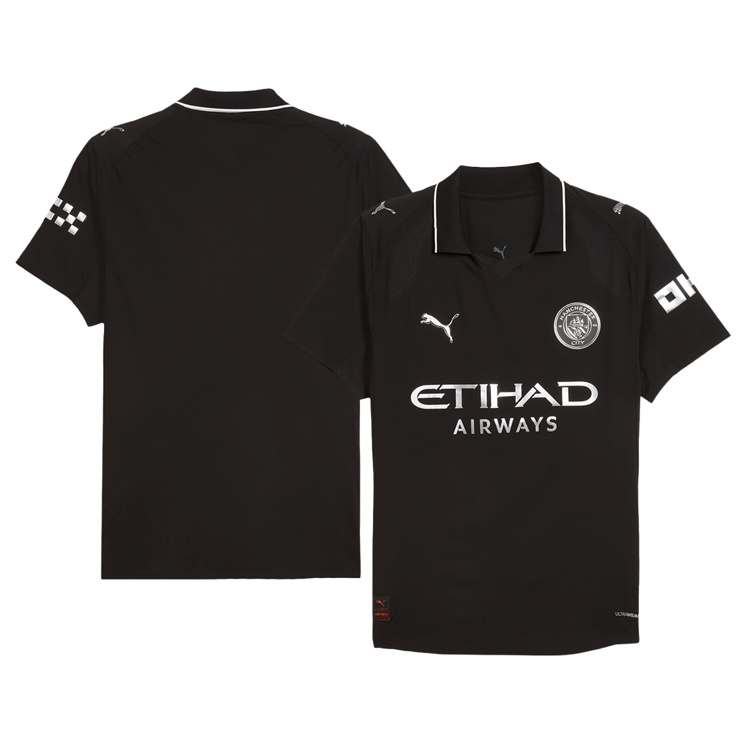 Mens Manchester City Away Jersey 2025/26 - Player Version (Slim Fit)