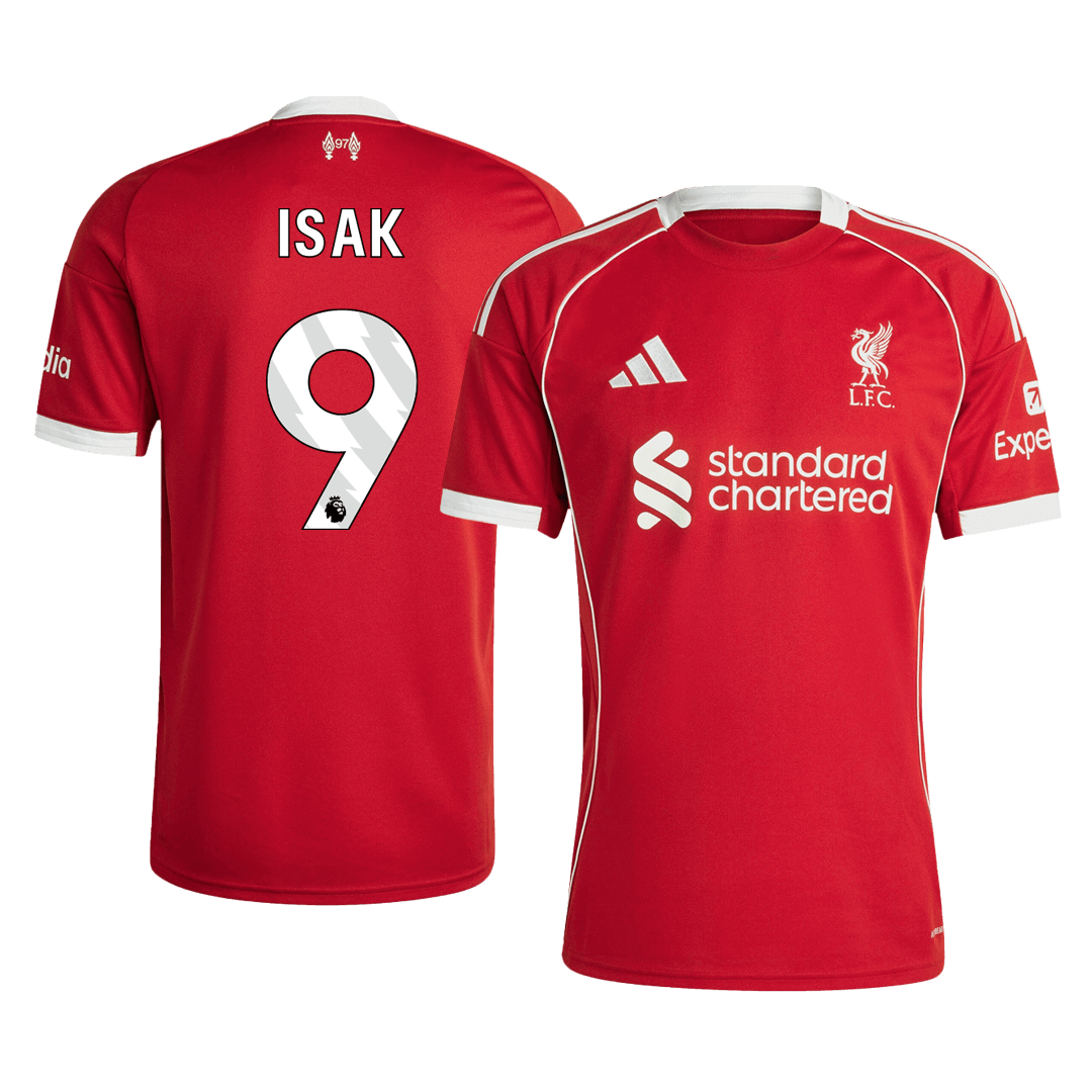 ISAK #9 Mens Liverpool Home Jersey 2025/26