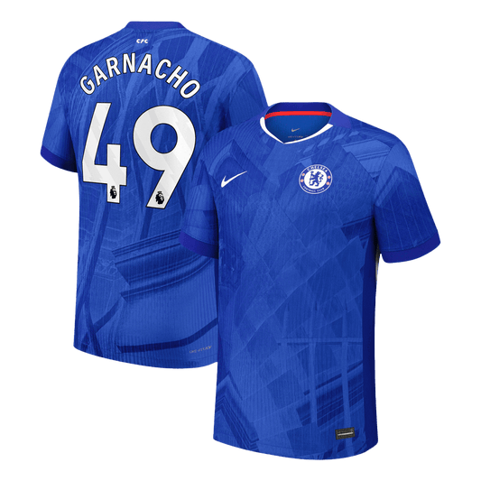 GARNACHO #49 Mens Chelsea Home Jersey 2025/26 - Player Version (Slim Fit)