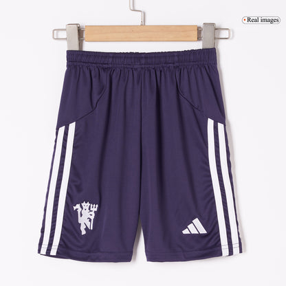 Kids Manchester United Away Full Kit 2025/26