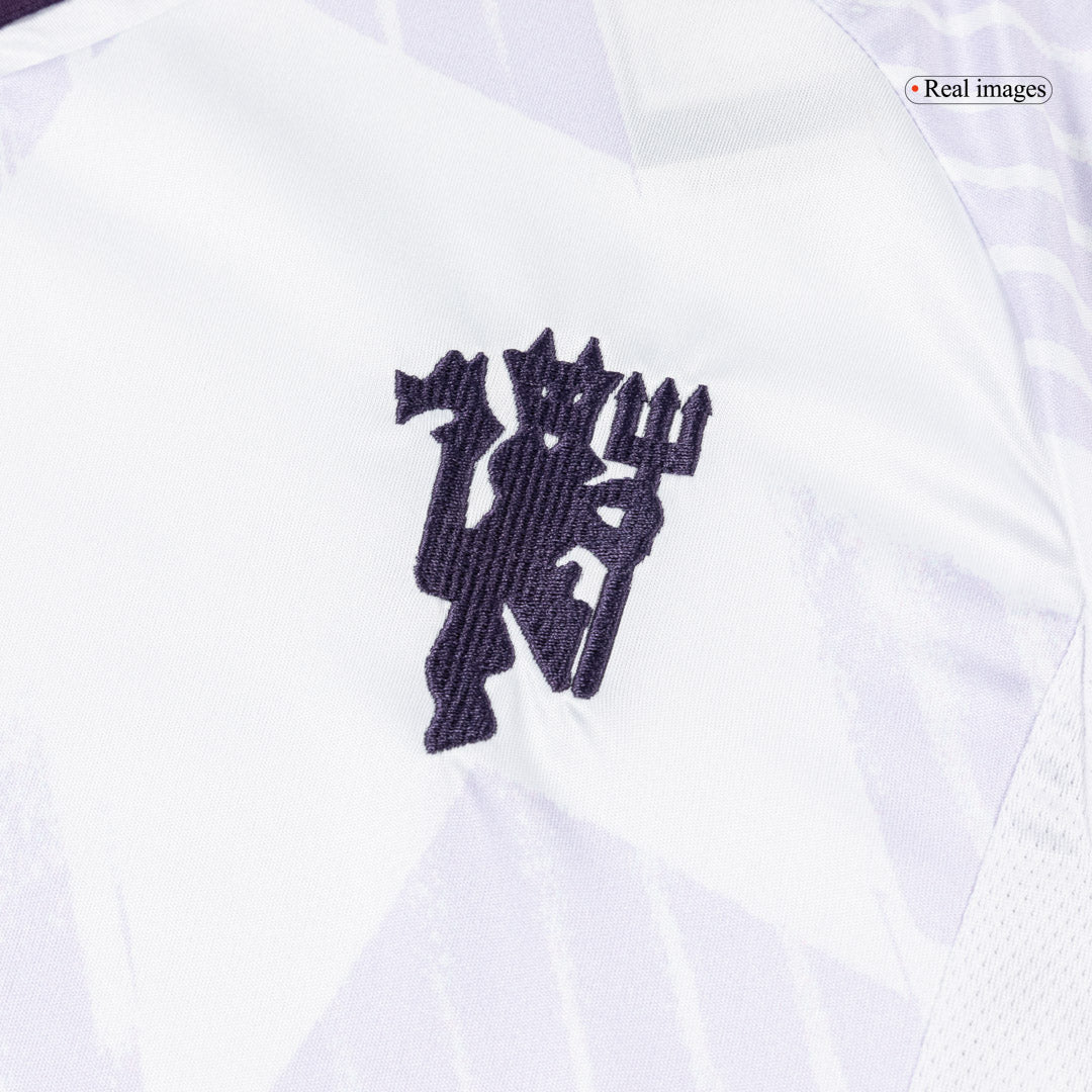 Mens Manchester United Away Long Sleeve Jersey 2025/26