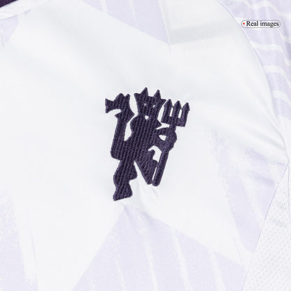Mens Manchester United Away Long Sleeve Jersey 2025/26