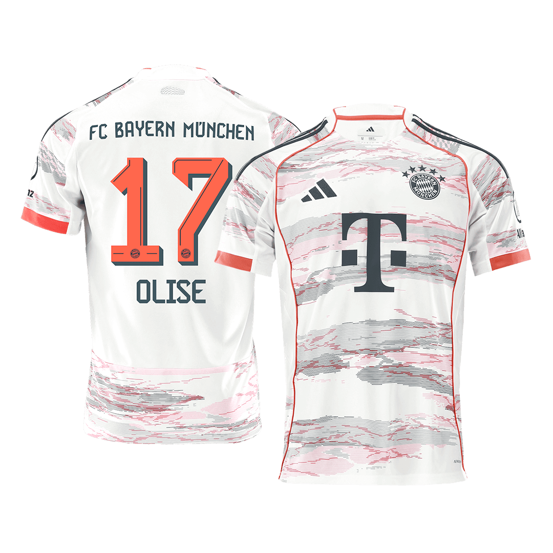 OLISE #17 Mens Bayern Munich Away Jersey 2025/26