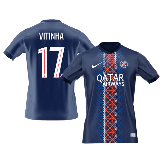 VITINHA #17 Mens PSG Home Jersey 2025/26 [PREMIUM]