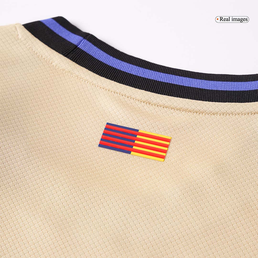 F.DE JONG #21 Mens Barcelona Away Jersey 2025/26 - UCL