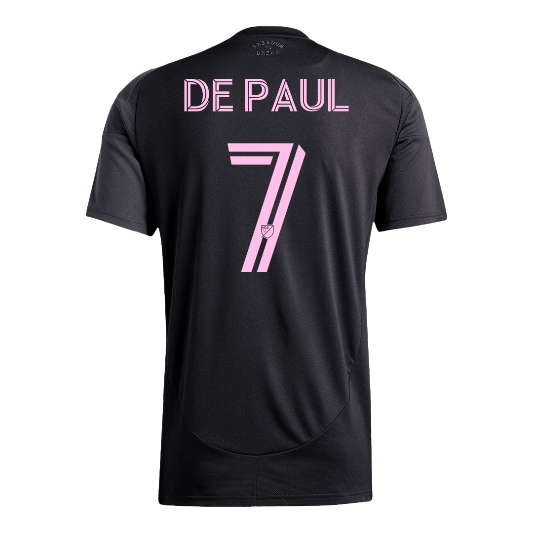 DE PAUL #7 Mens Inter Miami CF Away Jersey 2025