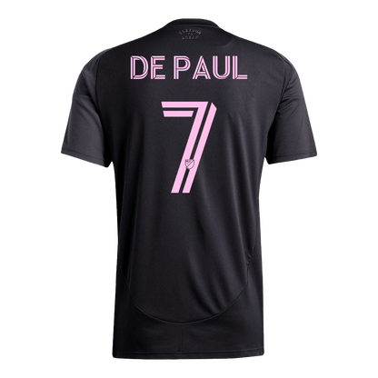 DE PAUL #7 Mens Inter Miami CF Away Jersey 2025