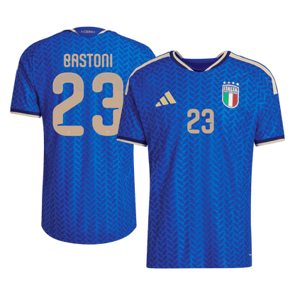 BASTONI #23 Mens Italy World Cup Home Jersey 2026 - Player Version (Slim Fit)