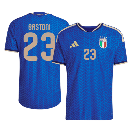 BASTONI #23 Mens Italy World Cup Home Jersey 2026 - Player Version (Slim Fit)