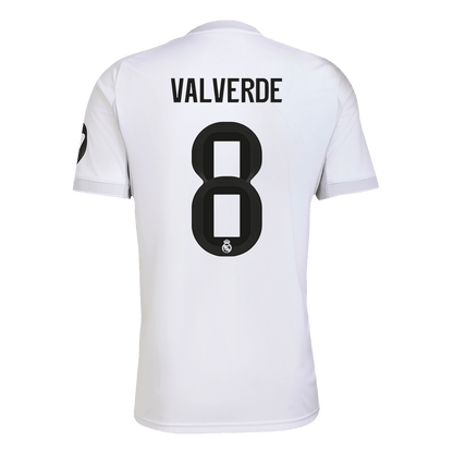 VALVERDE #8 Mens Real Madrid Home Jersey 2025/26