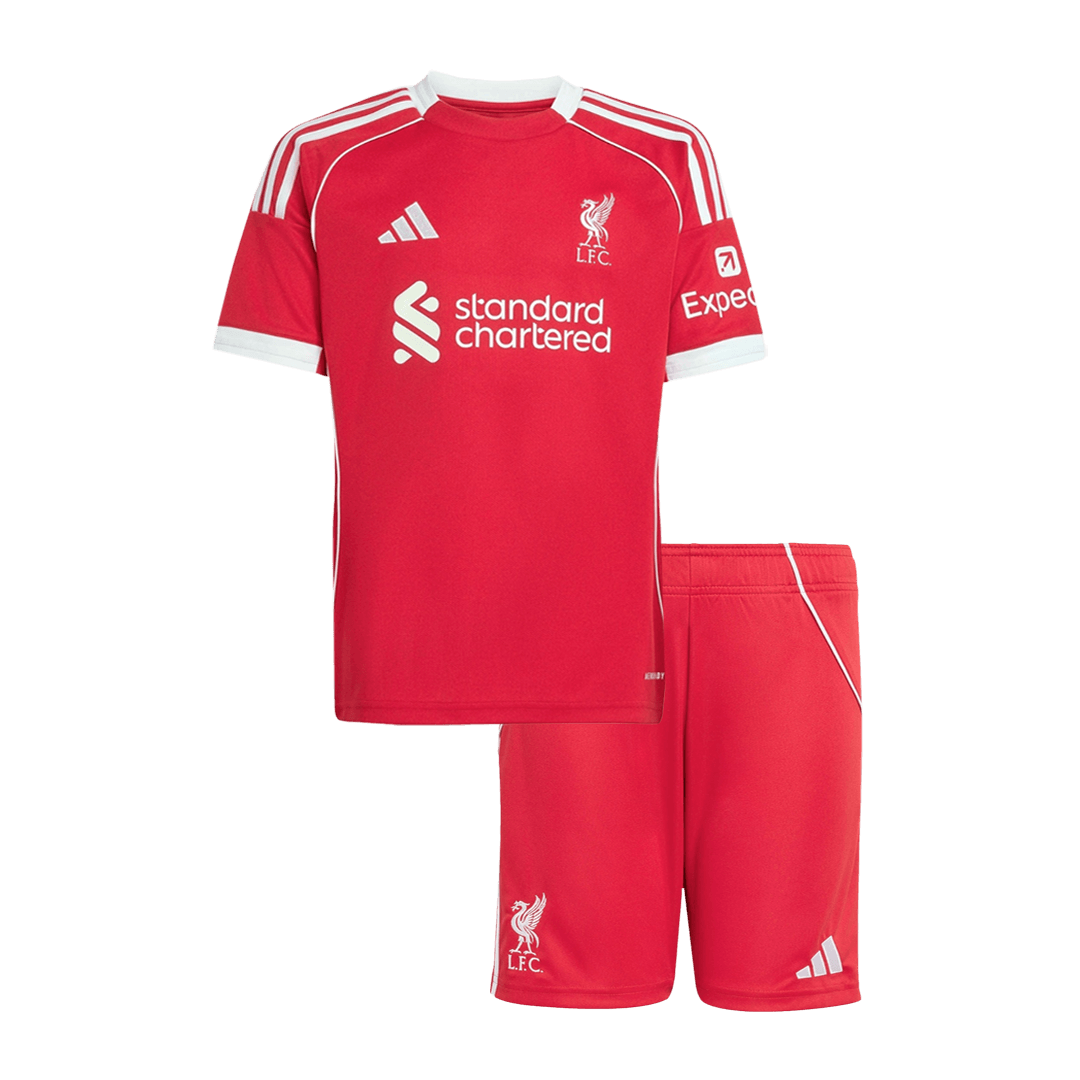 Kids Liverpool Home Kit 2025/26