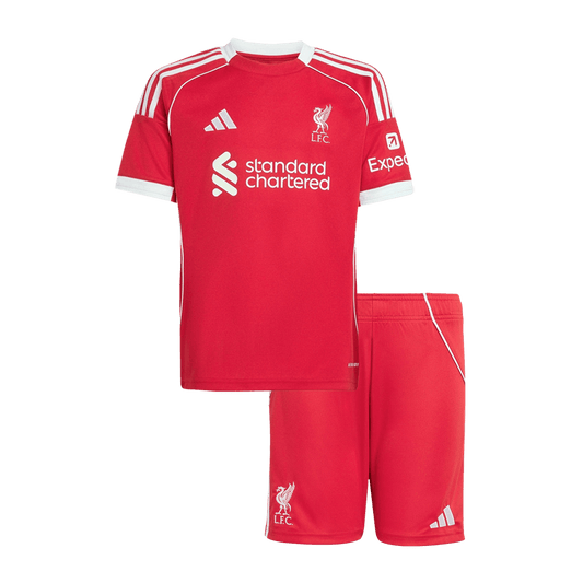 Kids Liverpool Home Kit 2025/26