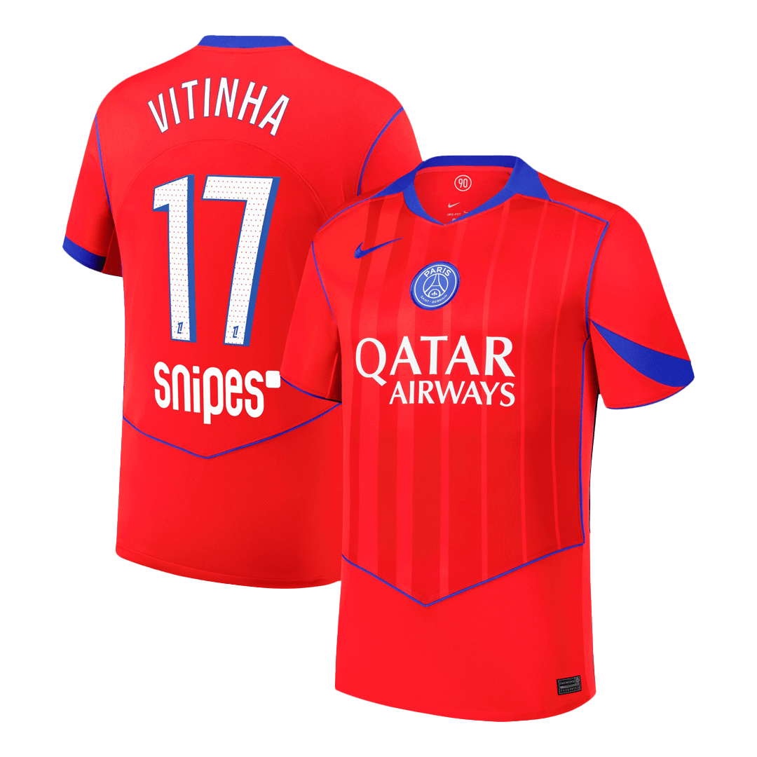 VITINHA #17 Mens PSG Third Jersey 2025/26