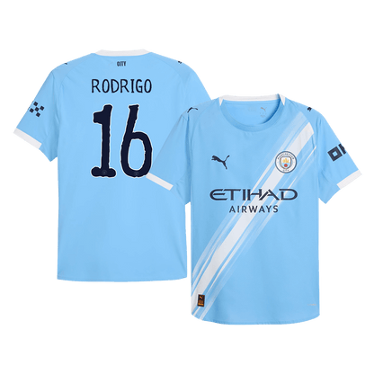 RODRIGO #16 Mens Manchester City World Cup Home Jersey 2025/26 - Player Version (Slim Fit)