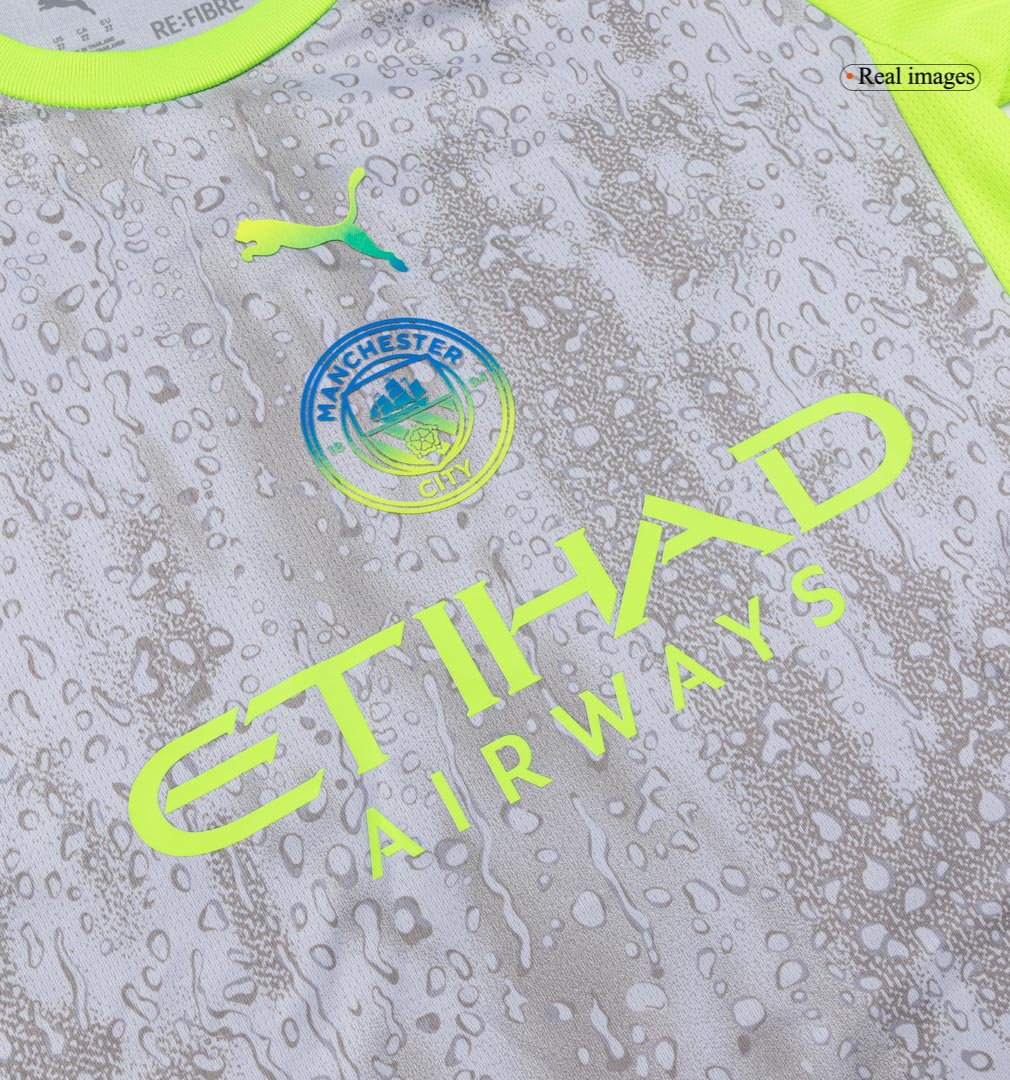 Kids Manchester City Third Full Kit 2025/26