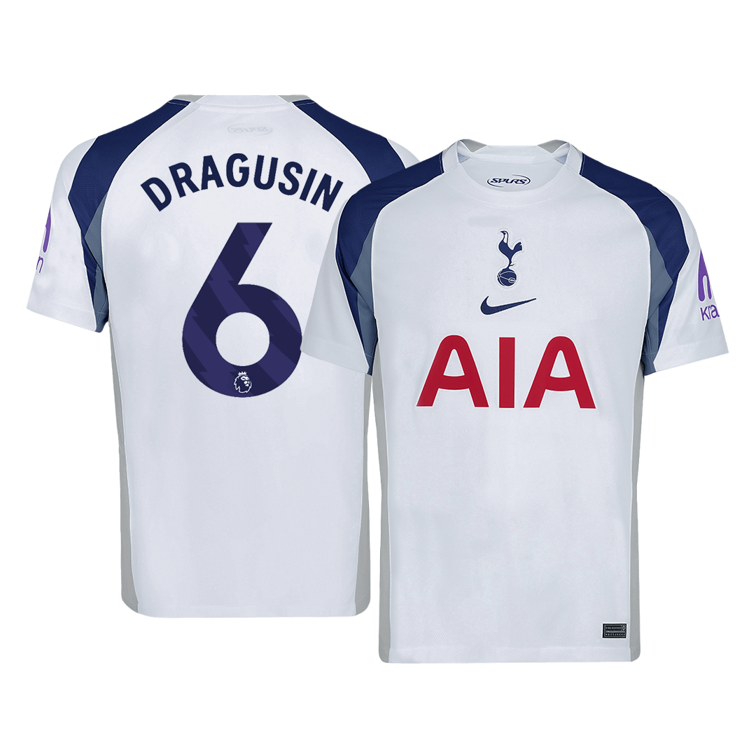 DRAGUSIN #6 Mens Tottenham Hotspur Home Jersey 2025/26