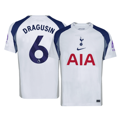 DRAGUSIN #6 Mens Tottenham Hotspur Home Jersey 2025/26