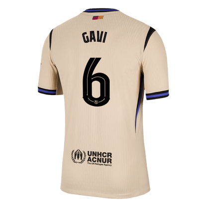 GAVI #6 Mens Barcelona Away Jersey 2025/26 UCL - Player Version (Slim Fit)