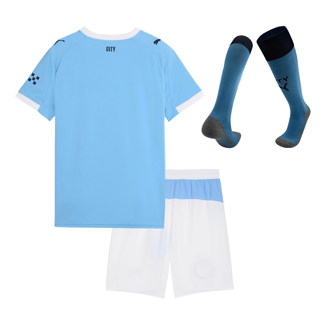 Kids Manchester City Home Full Kit 2025/26