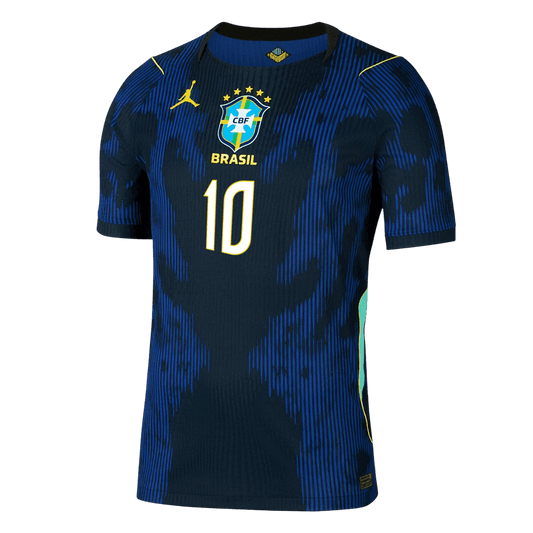 NEYMAR JR. #10 Mens Brazil World Cup Away Jersey 2026 - Player Version (Slim Fit)