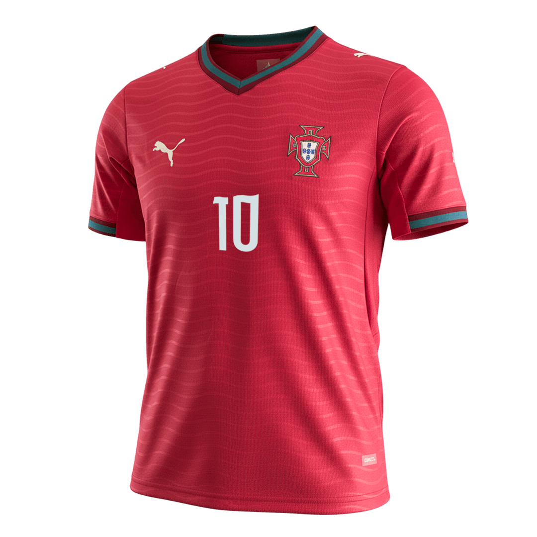 BERNARDO #10 Mens Portugal World Cup Home Jersey 2026