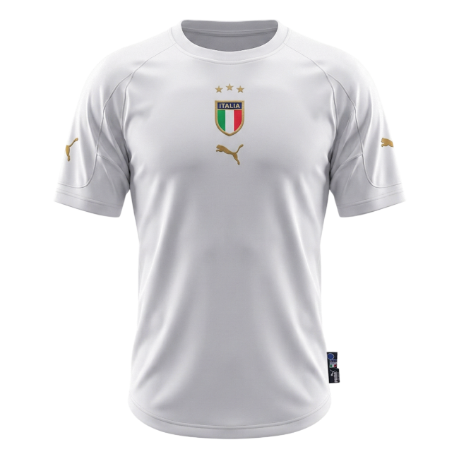 Retro 2004 Mens Italy Away Jersey