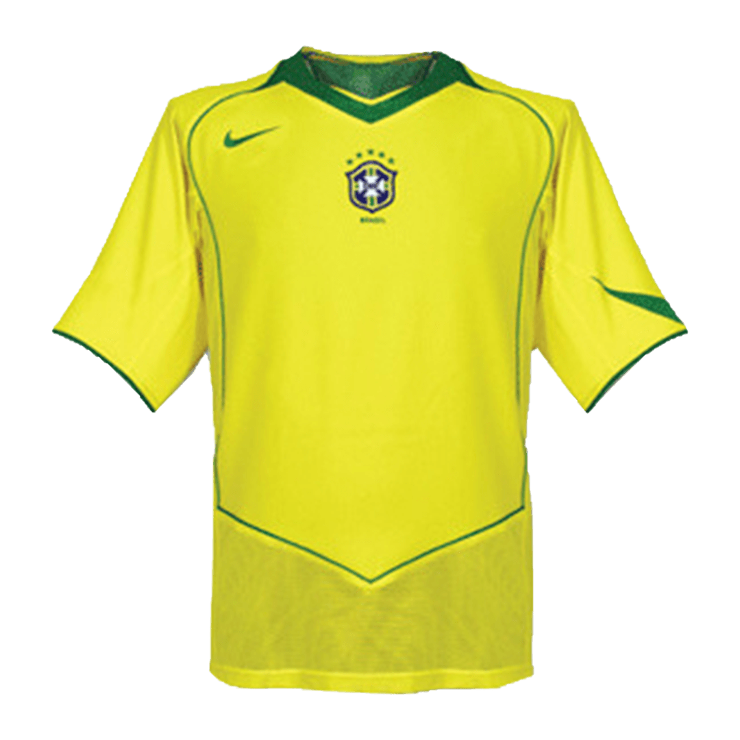 Retro 2004 Mens Brazil Home Jersey