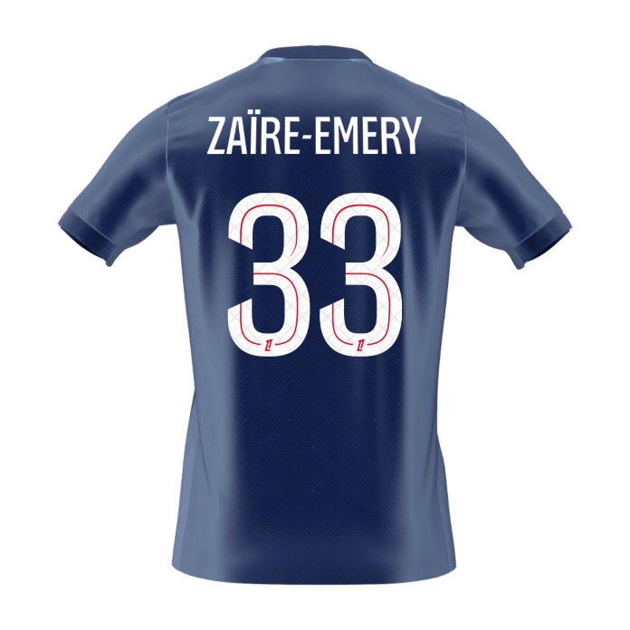 ZAïRE EMERY #33 Mens PSG Home Jersey 2025/26 [PREMIUM]