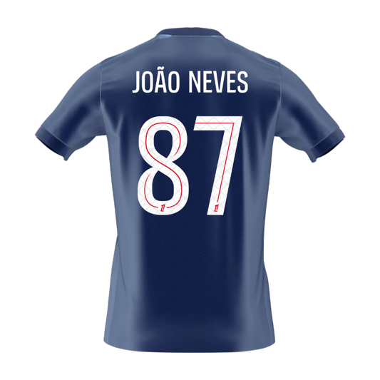 JOÃO NEVES #87 Mens PSG Home Jersey 2025/26 [PREMIUM]